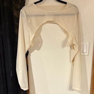 Elegant Cream Bolero top